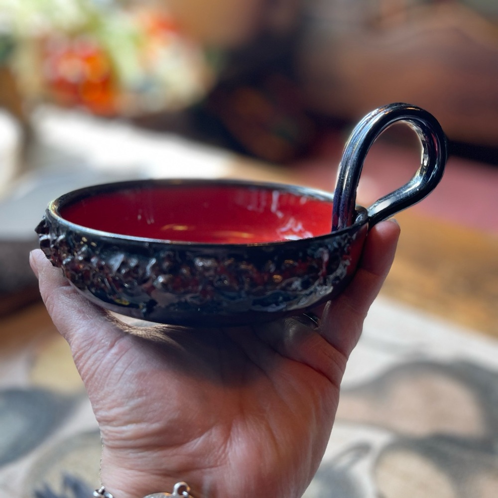 Vintage Iceland Funi Island Lava Bowl-free shipping